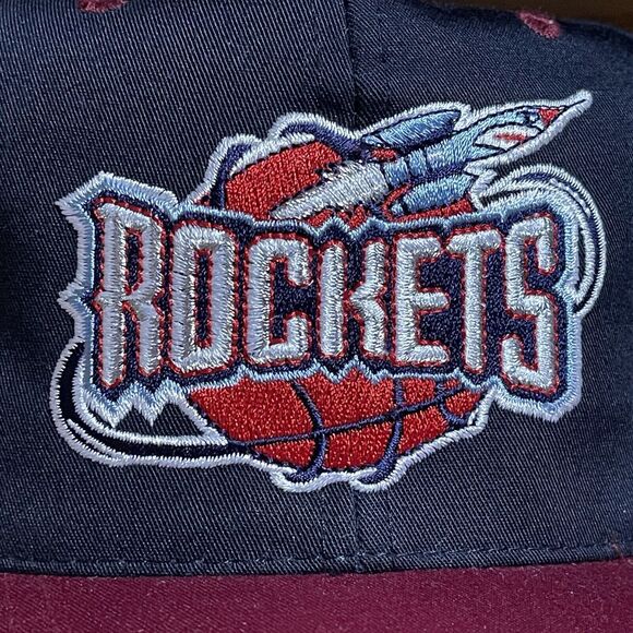 Vintage Houston Rockets Twins Enterprise Snapback Cap Hat - NWT - Picture 3 of 12